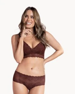 Padded Lace Longline Contour Bralette 36 Padded Lace Longline Contour Bralette -Leonisa Sale Store 011950 A21 1200x1500 2021 3