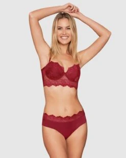 Supportive Underwire Lace Bustier Bra -Leonisa Sale Store 011965 A40 1200X1500 PR 4