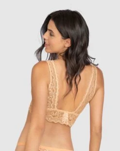 Fierce Almost-Plunge Sheer Lace Bralette -Leonisa Sale Store 011971 290 1200X1500 2