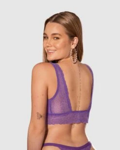 Fierce Almost-Plunge Sheer Lace Bralette -Leonisa Sale Store 011971 467 1200X1500 2