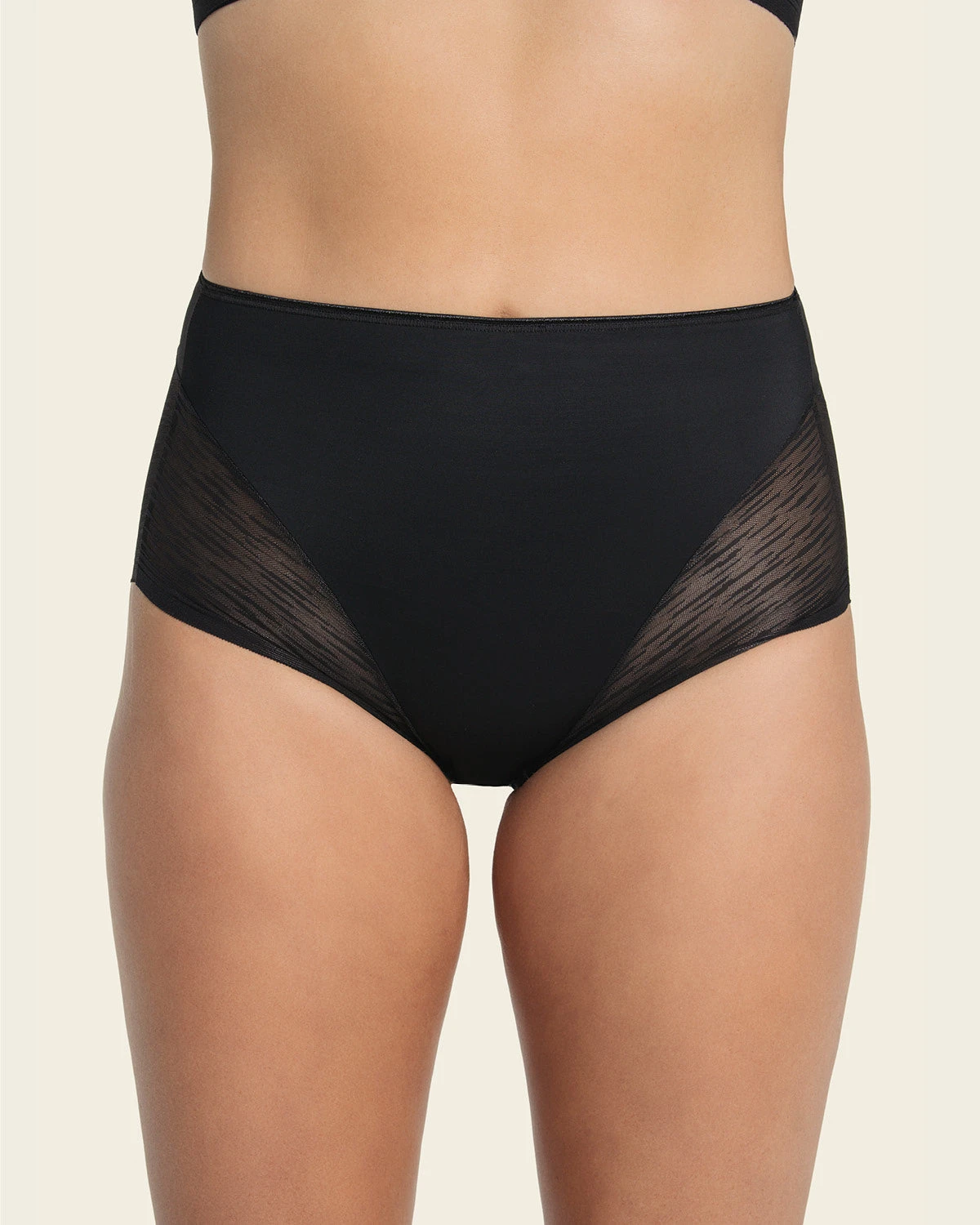 High-Waisted Sheer Lace Shaperknicker 1 High-Waisted Sheer Lace Shaperknicker