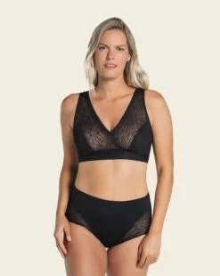 High-Waisted Sheer Lace Shaperknicker 14 High-Waisted Sheer Lace Shaperknicker -Leonisa Sale Store 012984 700 1200x1500 2023 3