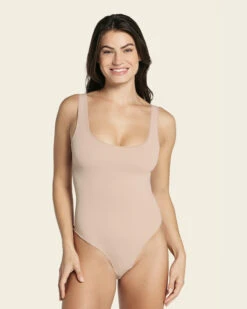 Thong Bottom Light Control Step-in Bodysuit