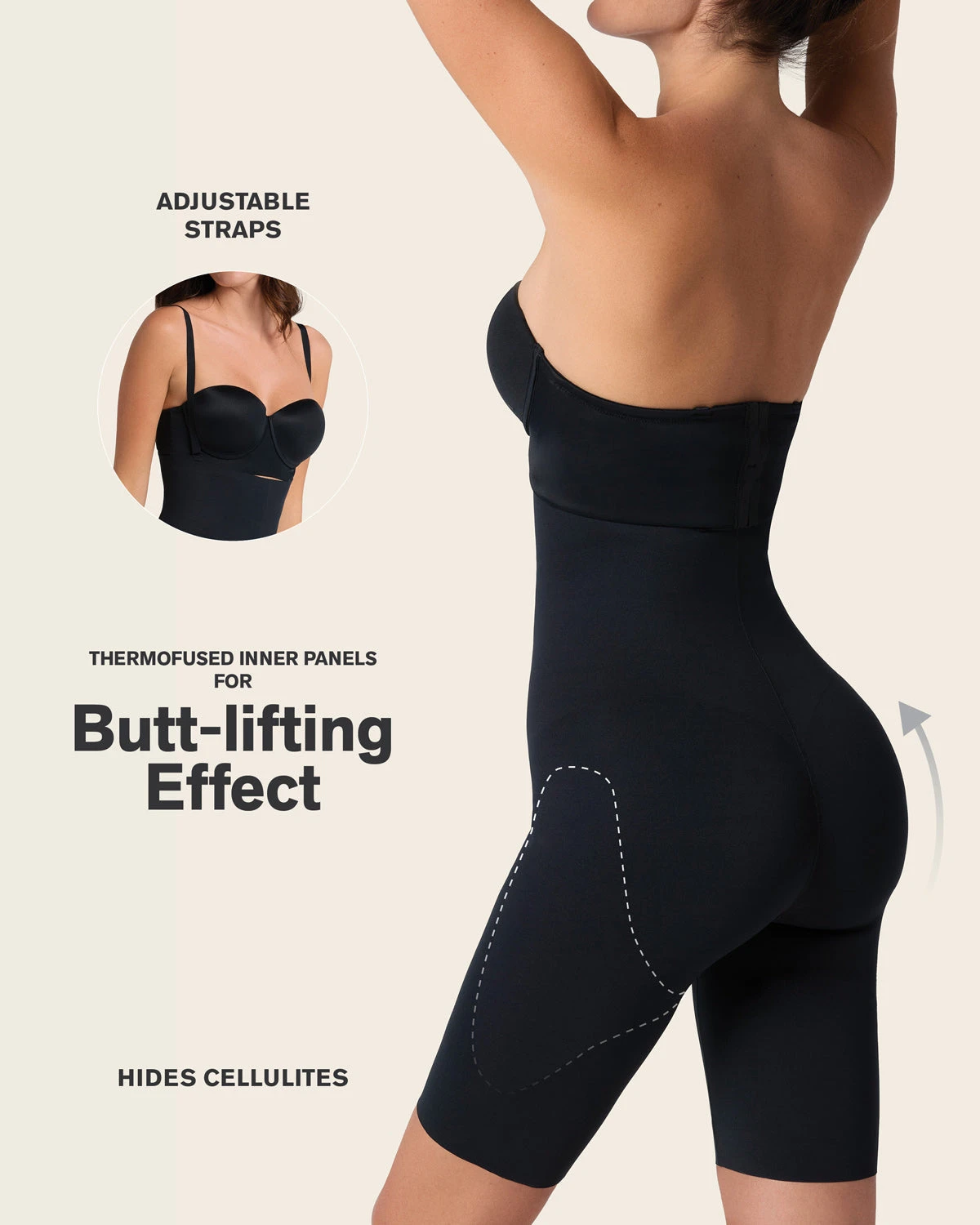 High-Tech Sculpting Full Coverage Short Body Shaper 18 High-Tech Sculpting Full Coverage Short Body Shaper - Image 18
