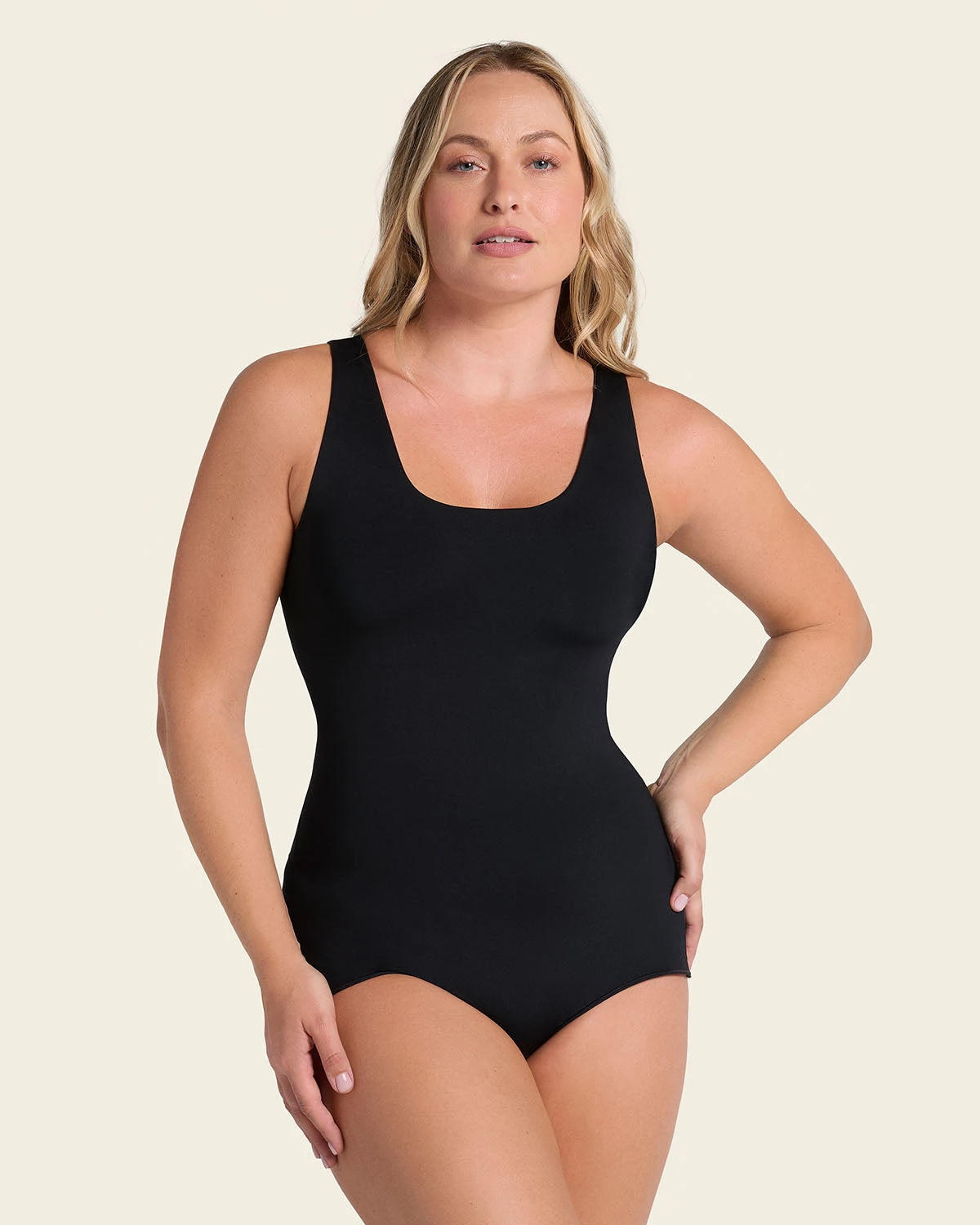 Plunge Classic Sleeveless Shaper Bodysuit 3 Plunge Classic Sleeveless Shaper Bodysuit - Image 3