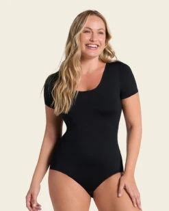 Short Sleeve Round Neck Shaper Bodysuit 6 Short Sleeve Round Neck Shaper Bodysuit -Leonisa Sale Store 018536 700 1200x1500 1