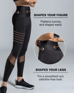 Mid-Rise Mesh Cutout Shaper Legging -Leonisa Sale Store 0195509 700 1200x1500 lang de 4
