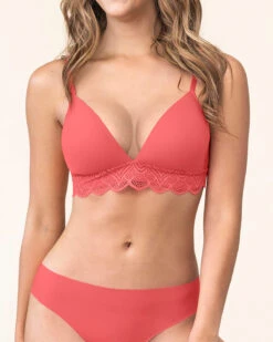 Comfy Deep V-neck Lace Accent Bralette -Leonisa Sale Store 091032 344 1200X1500 3