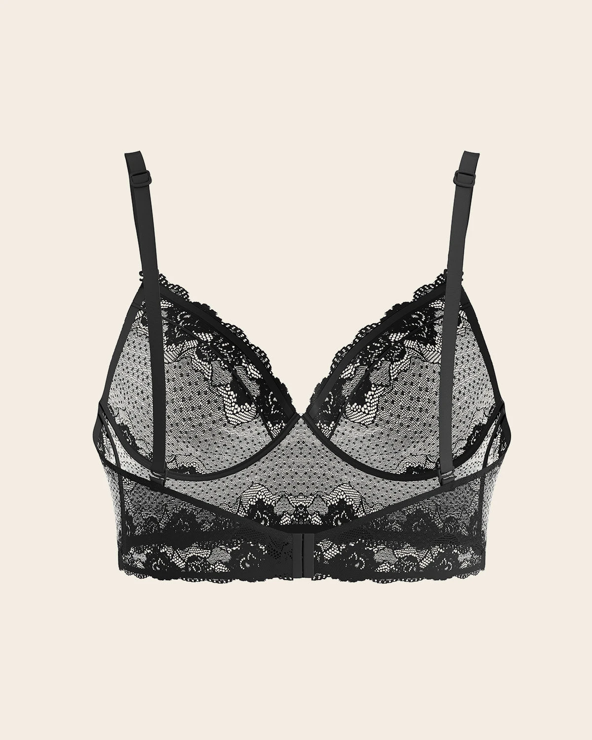 All Sheer Lace Bustier Bra 6 All Sheer Lace Bustier Bra - Image 6