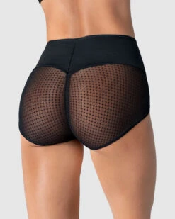High-Waisted Firm Compression Knicker With Sheer Bottom -Leonisa Sale Store 092060 700 1200X1500 1