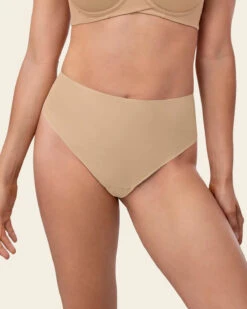 High-Waisted Invisible Microfiber Thong Knicker -Leonisa Sale Store 092066 801 1200X1500 2024 2