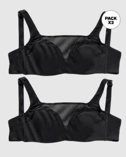 2-Pack Smart Fusion Mesh Front Contouring Bras -Leonisa Sale Store 11974X2 700 1200X1500 1