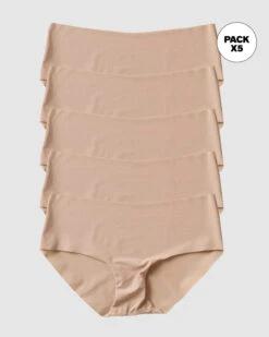 5-Pack No Ride-Up Seamless Hiphugger Knickers -Leonisa Sale Store 12722X5 802 1200X1500 1