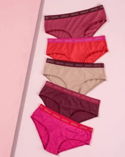 5-Pack Cotton Blend Hipster Knickers -Leonisa Sale Store 12999X5 S01 1200X1500 1