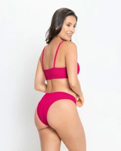 Eco-Friendly Ruched Cheeky High-Leg Bikini Bottom -Leonisa Sale Store 192635M 338 1200X1500 tg 4