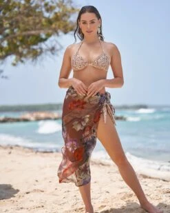 Swimsuit Cover Up With Decorative Tassels