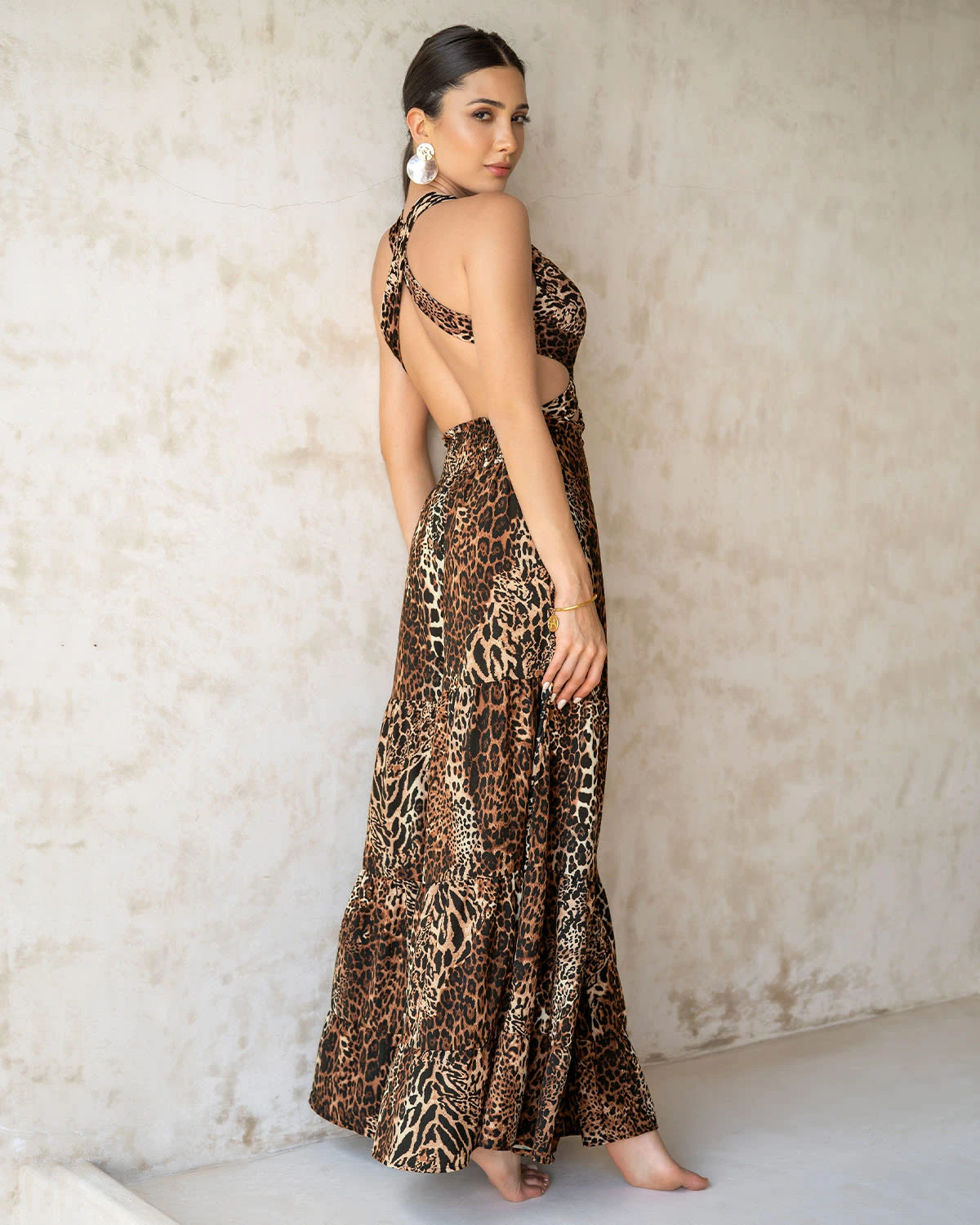 Beach Coverup Trouser With Ruched Waistband 2 Beach Coverup Trouser With Ruched Waistband - Image 2