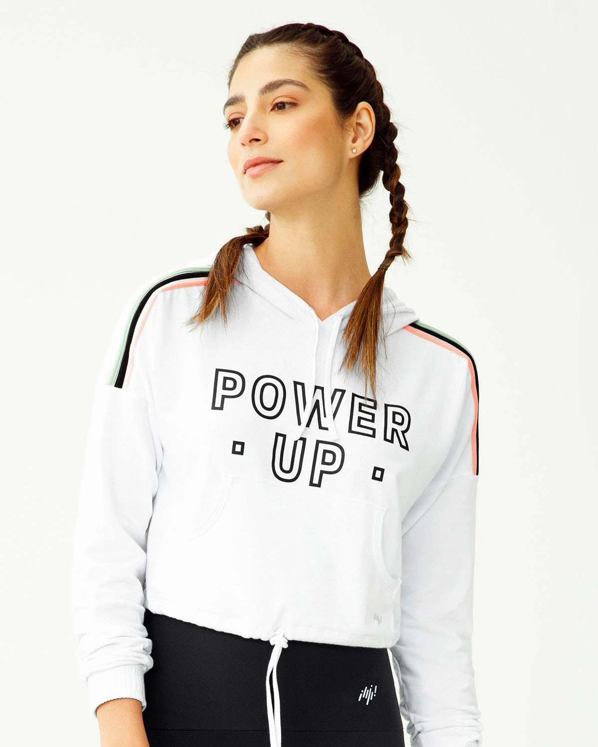 Short-Cut String Hoodie Sport Silhouette 1 Short-Cut String Hoodie Sport Silhouette