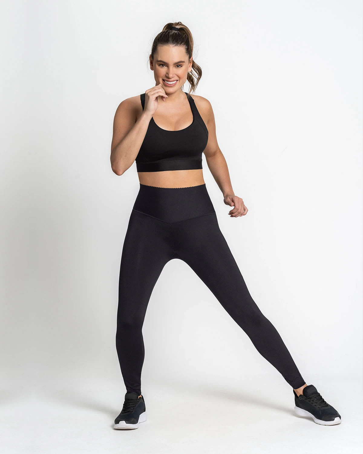 Sports Legging With Antibacterial Technology Infused With Aloe Vera 3 Sports Legging With Antibacterial Technology Infused With Aloe Vera - Image 3