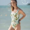 Eco-Friendly Slimming One-Piece Swimsuit With Contrast Stitch Accents Made Of Recycled Plastic -Leonisa Sale Store 19A039 574 1200X1500 1