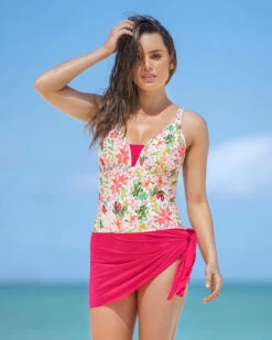 Floral Burst One-Piece Slimming Swimsuit Multiway Skirt -Leonisa Sale Store 19A051 012 1200X1500 3