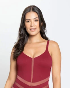 Ribbed One-Piece Slimming Swimsuit -Leonisa Sale Store 19A055M 484 1200X1500 usa 3