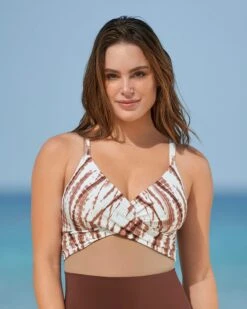 One-Piece Slimming Swimsuit With Contrast Print -Leonisa Sale Store 19A057M A21 1200X1500 3