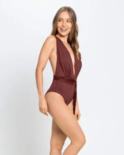 Eco-Friendly Tie Strap One-Piece Swimsuit Made Of Recycled Plastic 6 Eco-Friendly Tie Strap One-Piece Swimsuit Made Of Recycled Plastic -Leonisa Sale Store 19A087N A21 1200X1500 usa 3