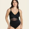 Slimming One Piece Swimsuit With Tulle And Draped Details 11 Slimming One Piece Swimsuit With Tulle And Draped Details -Leonisa Sale Store 19A124S 700 1200x1500 2023 UPD 1