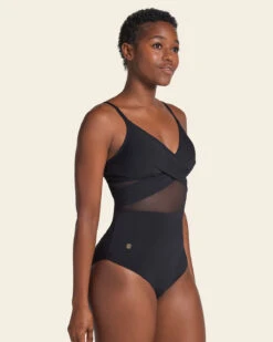 Contrast Detail One Piece Swimsuit With Slimming Compression -Leonisa Sale Store 19A124 700 1200x1500 2 2bd2ce35 f660 47cb 9fe2 2a28baf9617d