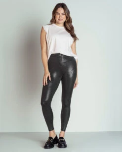 Faux Croc Leather Zip-Front Shaper Legging 31 Faux Croc Leather Zip-Front Shaper Legging -Leonisa Sale Store 441000N 700 1200X1500 6