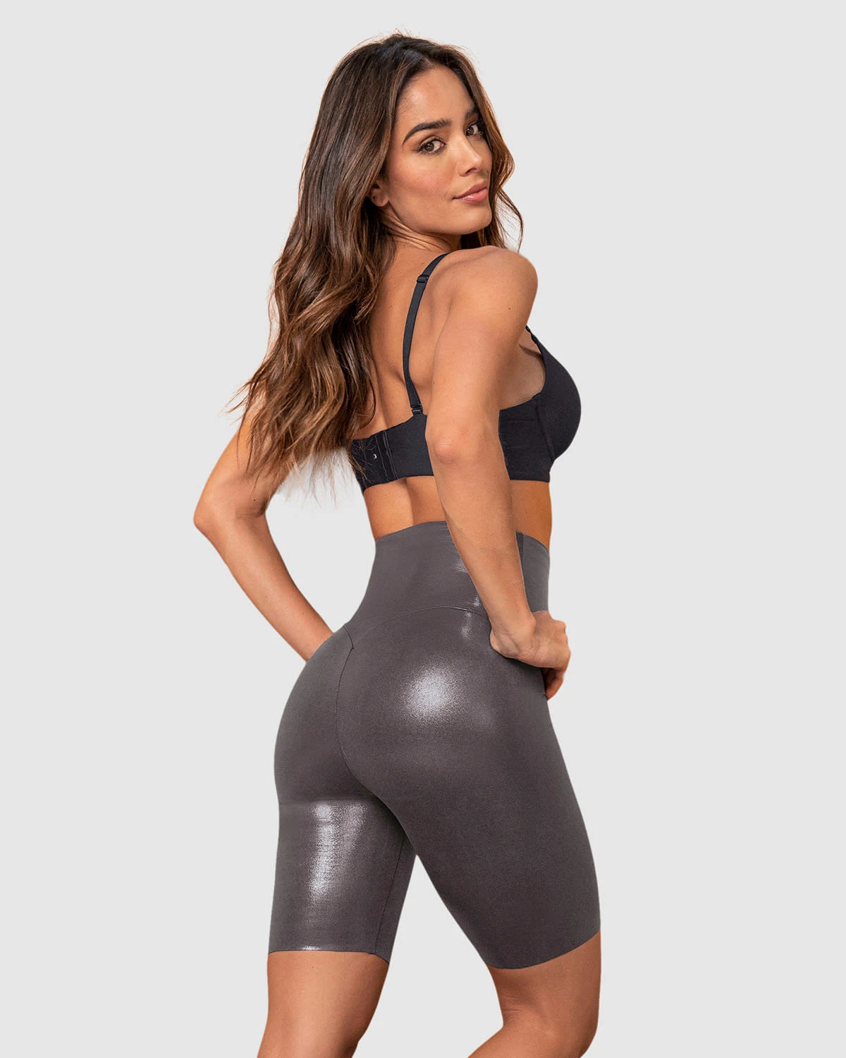 Shiny Butt Lifter Shaper Biker Short 2 Shiny Butt Lifter Shaper Biker Short - Image 2