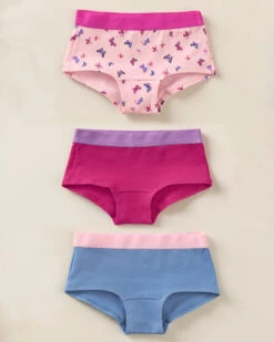 3-Pack Girl's Hiphugger Knickers