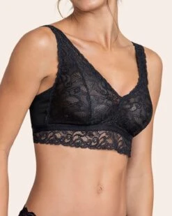 All Over Lace Triangle Bralette -Leonisa Sale Store 71340 700 1200x1500 2021 3