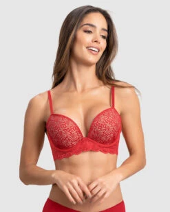 Plunge Double Push-up Lace Underwire Bra -Leonisa Sale Store 71345 239 1200X1500 1