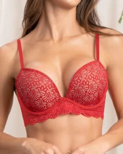 Plunge Double Push-up Lace Underwire Bra -Leonisa Sale Store 71345 239 1200X1500 4