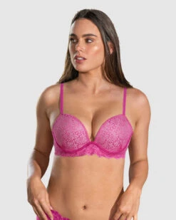 Plunge Double Push-up Lace Underwire Bra -Leonisa Sale Store 71345 338 1200X1500 1