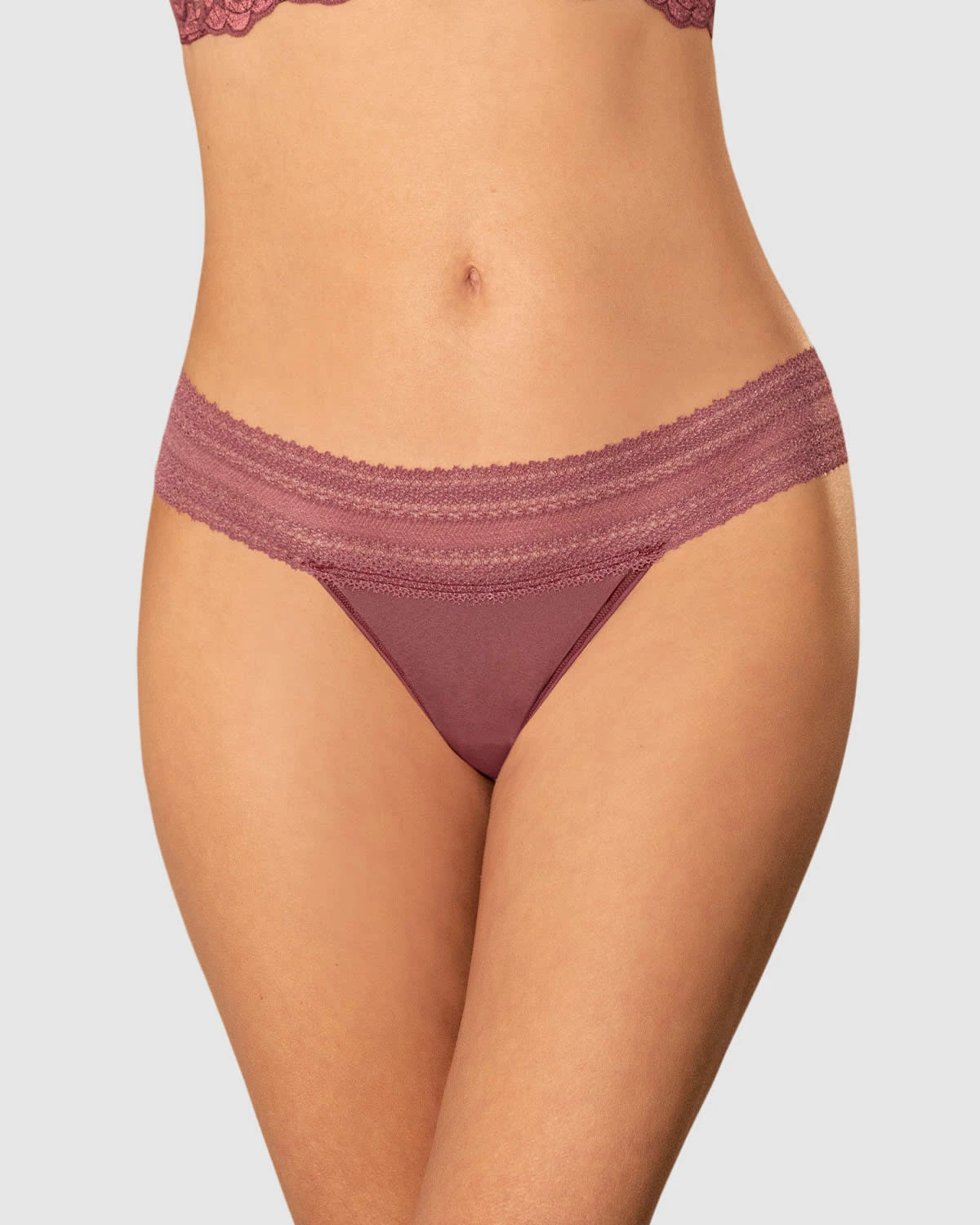 Low Rise Thong With Lace Details 10 Low Rise Thong With Lace Details - Image 10